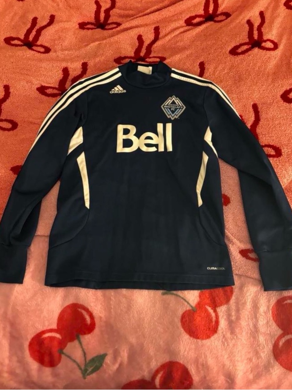 Vintage Adidas Vancouver Whitecaps FC Bell Training Jersey